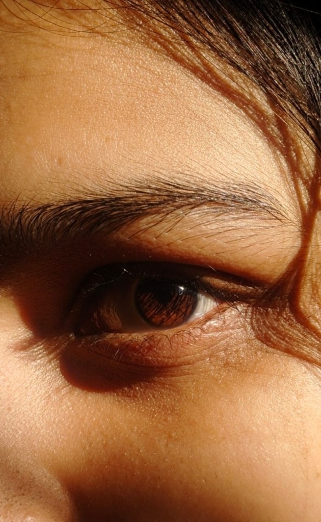 Amber Horizons in Her Eyes