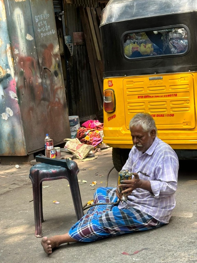 Crafting on the Sidewalk